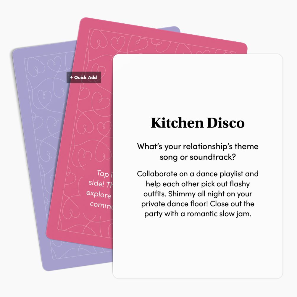It's a Date Card Deck Romantic Connection