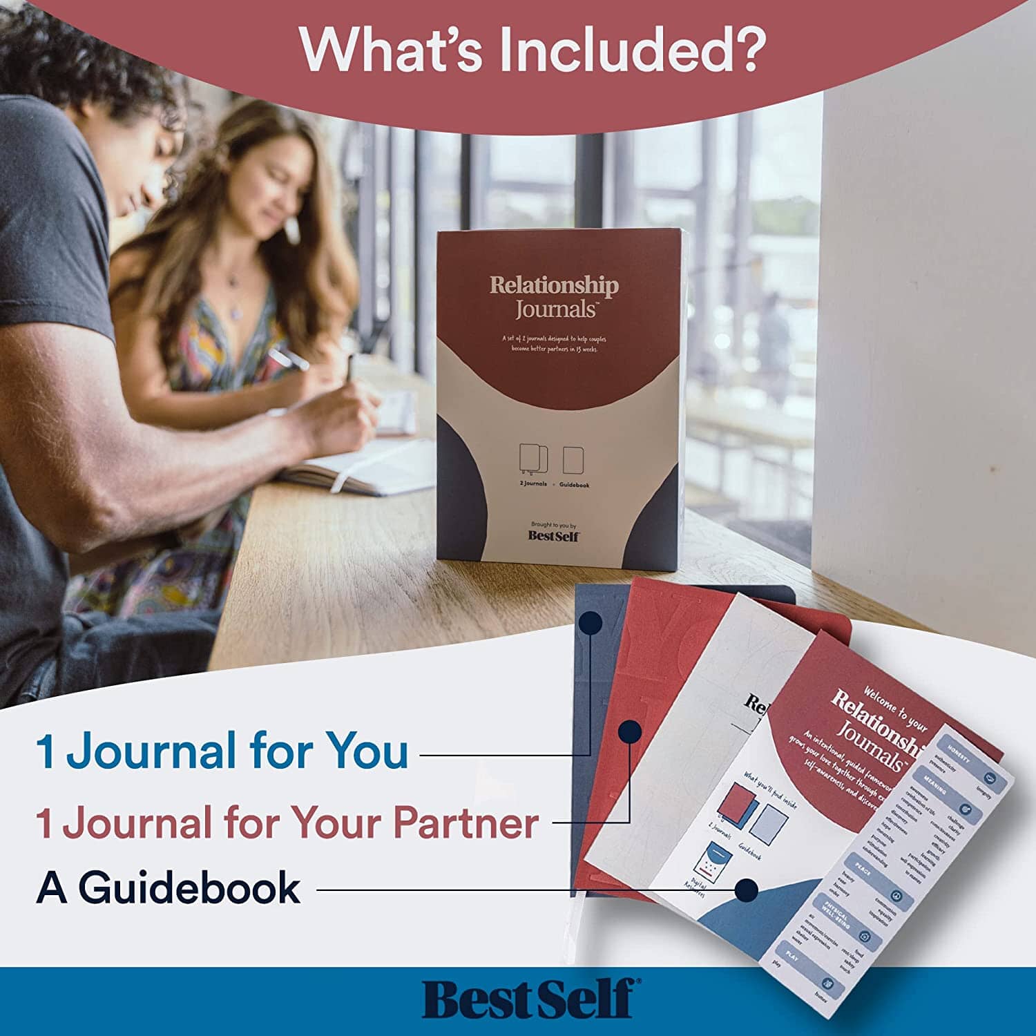 Relationship Journals + Bonus Couples Course Journal Romantic Connection