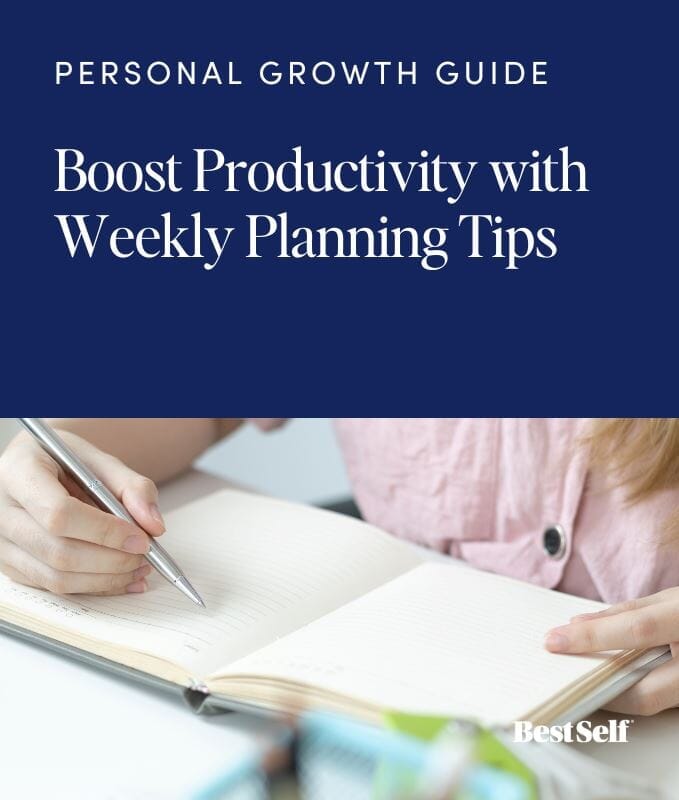 Boost Productivity with Weekly Planning Tips | BestSelf Co.