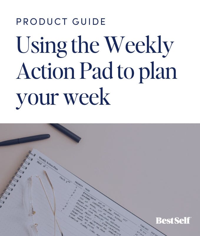 How to Use the Weekly Action Pad