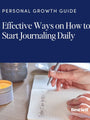 ways to start journaling daily