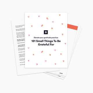 101 Small Things to Be Grateful For (Digital Download) Digital Download Personal Growth - BestSelf Co.