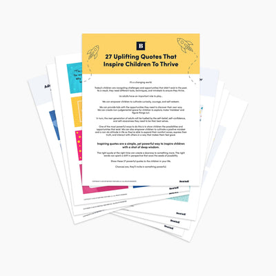 27 Uplifting Quotes For Kids (Digital Download) Digital Download Kids + Family - BestSelf Co.