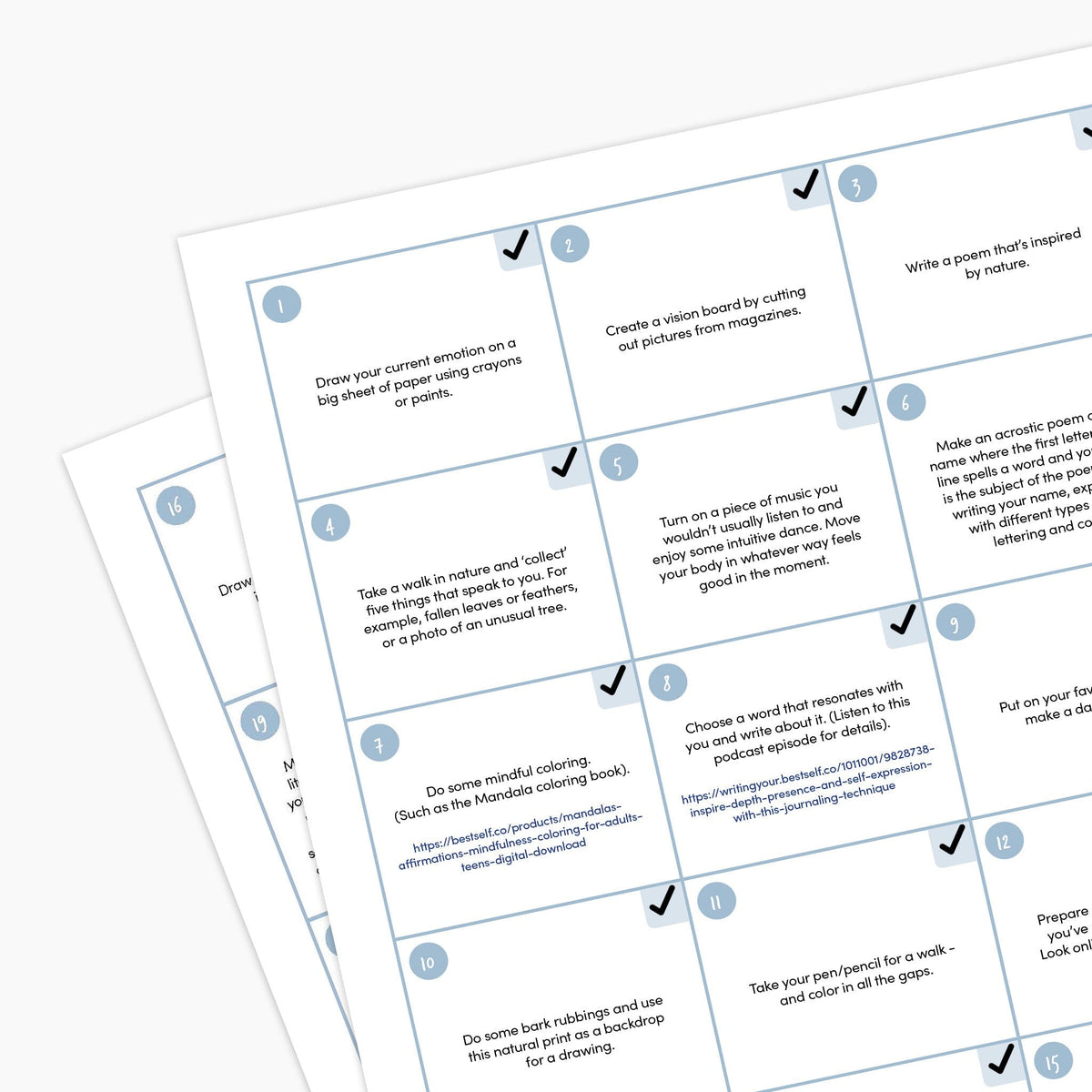 28-Day Creativity Challenge (Digital Download) Digital Download Personal Growth