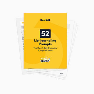 52 List Journaling Prompts (Digital Download) Digital Download Personal Growth - BestSelf Co.