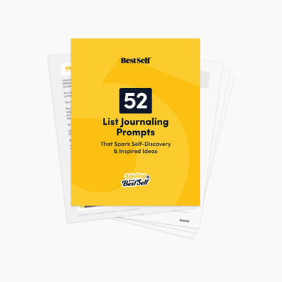 52 List Journaling Prompts (Digital Download) Digital Download Personal Growth - BestSelf Co.