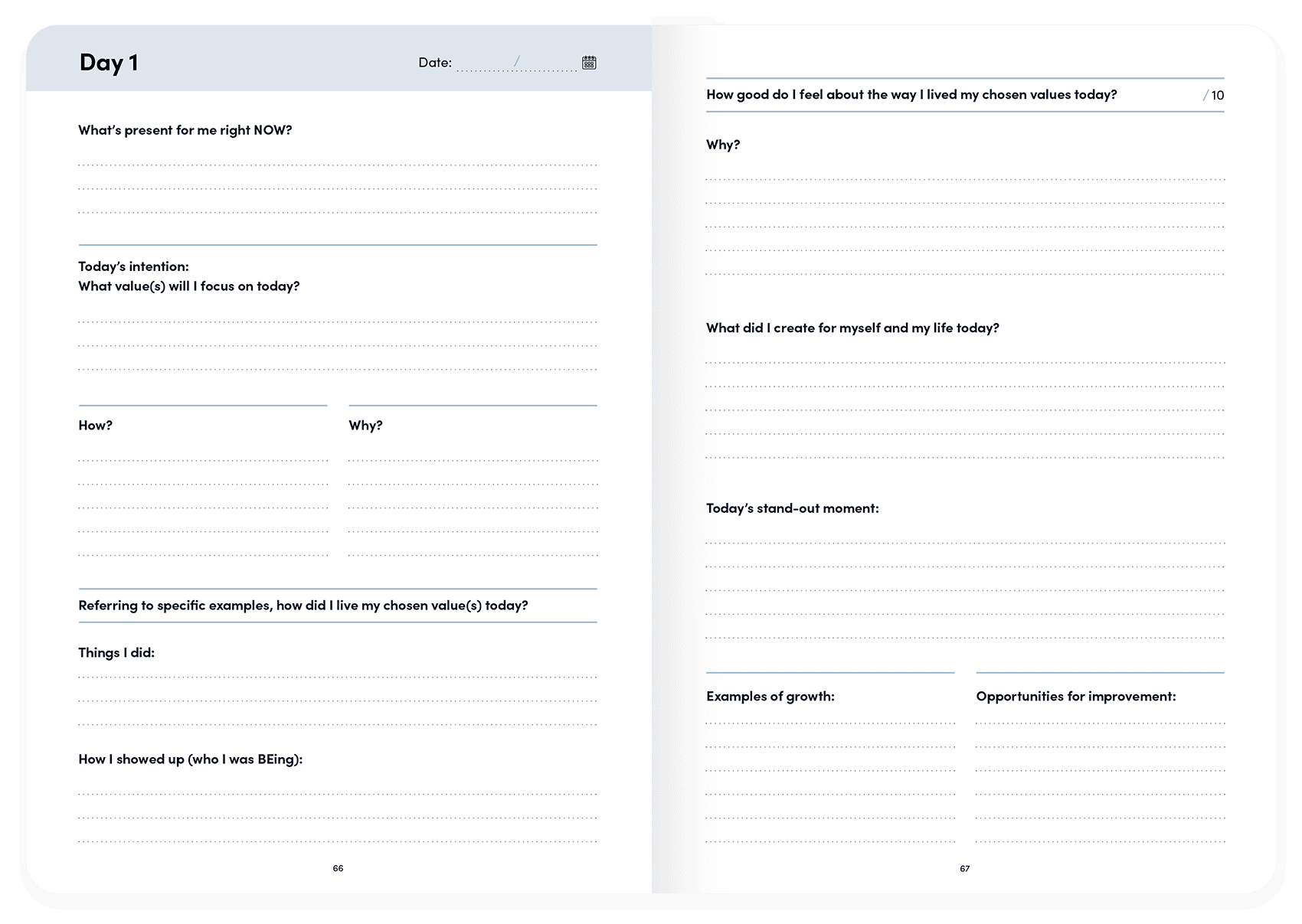 Core Values Journal – BestSelf Co.