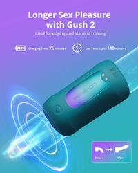 Gush 2 Motion - Remote-Controlled Penis Massager with Motion Sensing Master Control