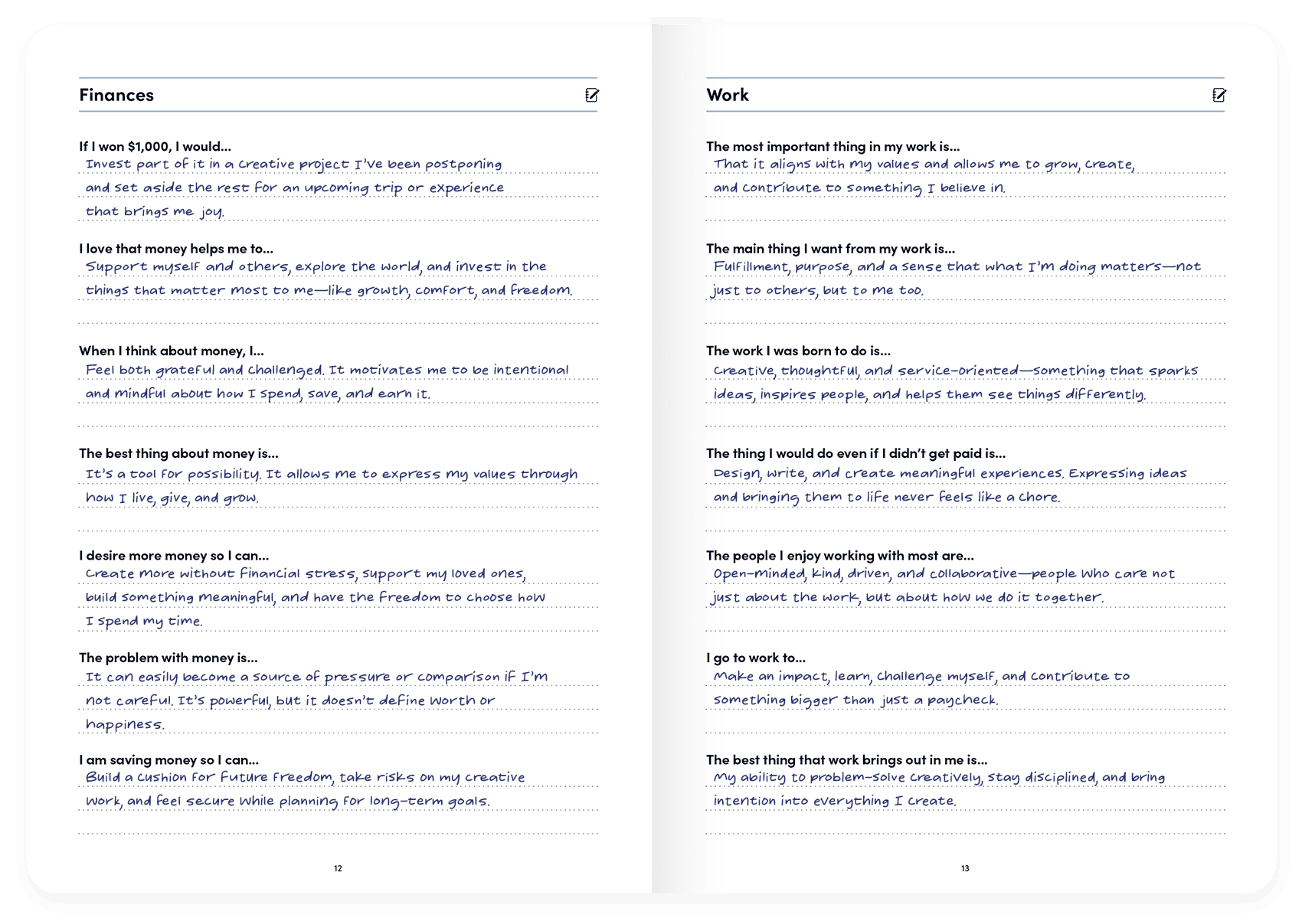 Core Values Journal – BestSelf Co.