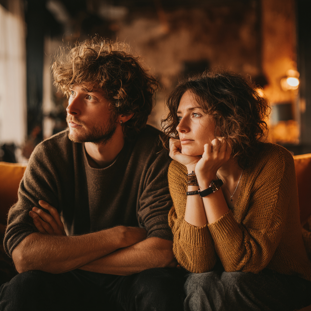 Bored couple