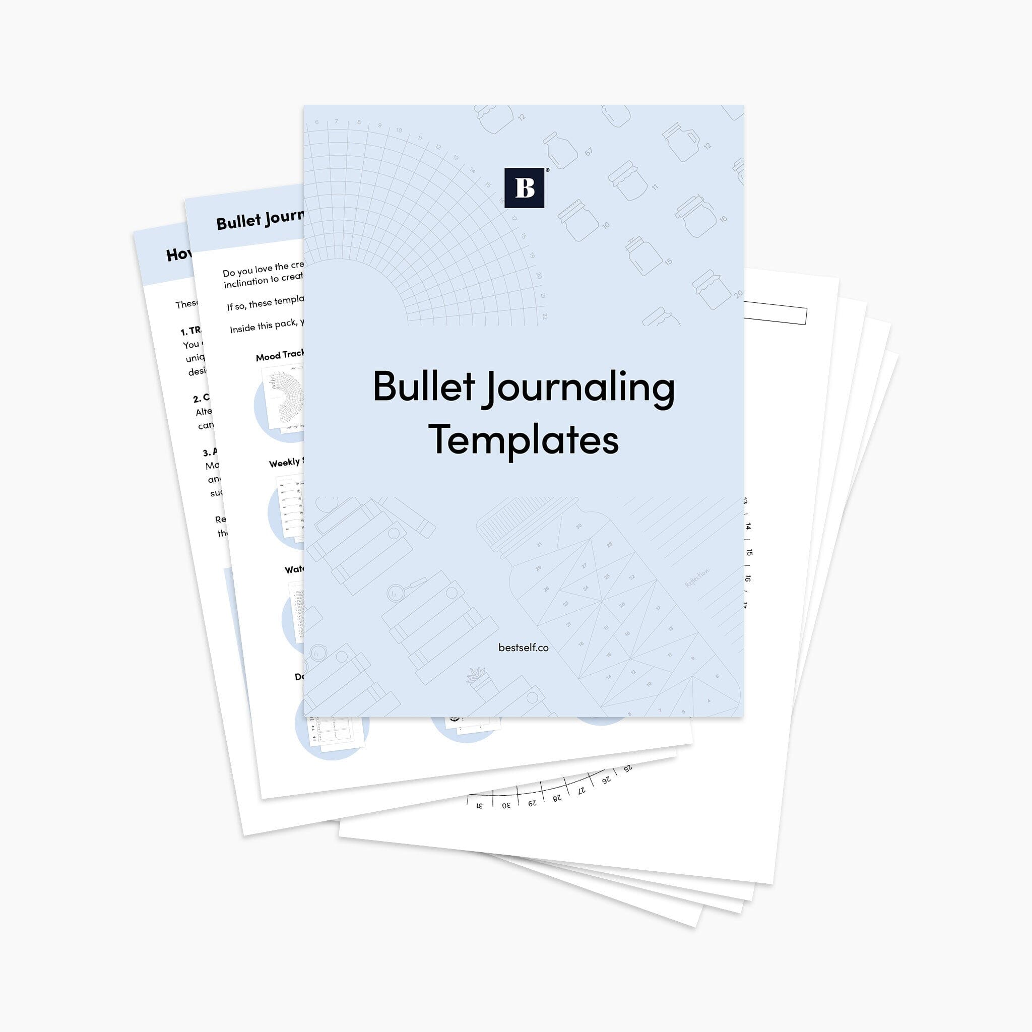 Bullet Journaling Templates (Digital Downloads) Digital Download Personal Growth