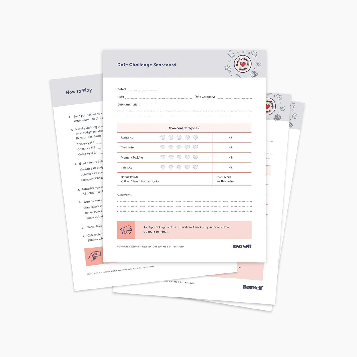Date Challenge Game (Digital Download) Digital Download Romantic Connection