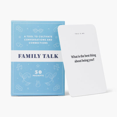 Family Talk Deck Card Deck Kids + Family - BestSelf Co.