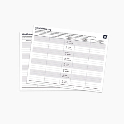 Fixed Mindset vs. Growth Mindset Worksheet (Digital Download) Digital Download Professional Growth - BestSelf Co.