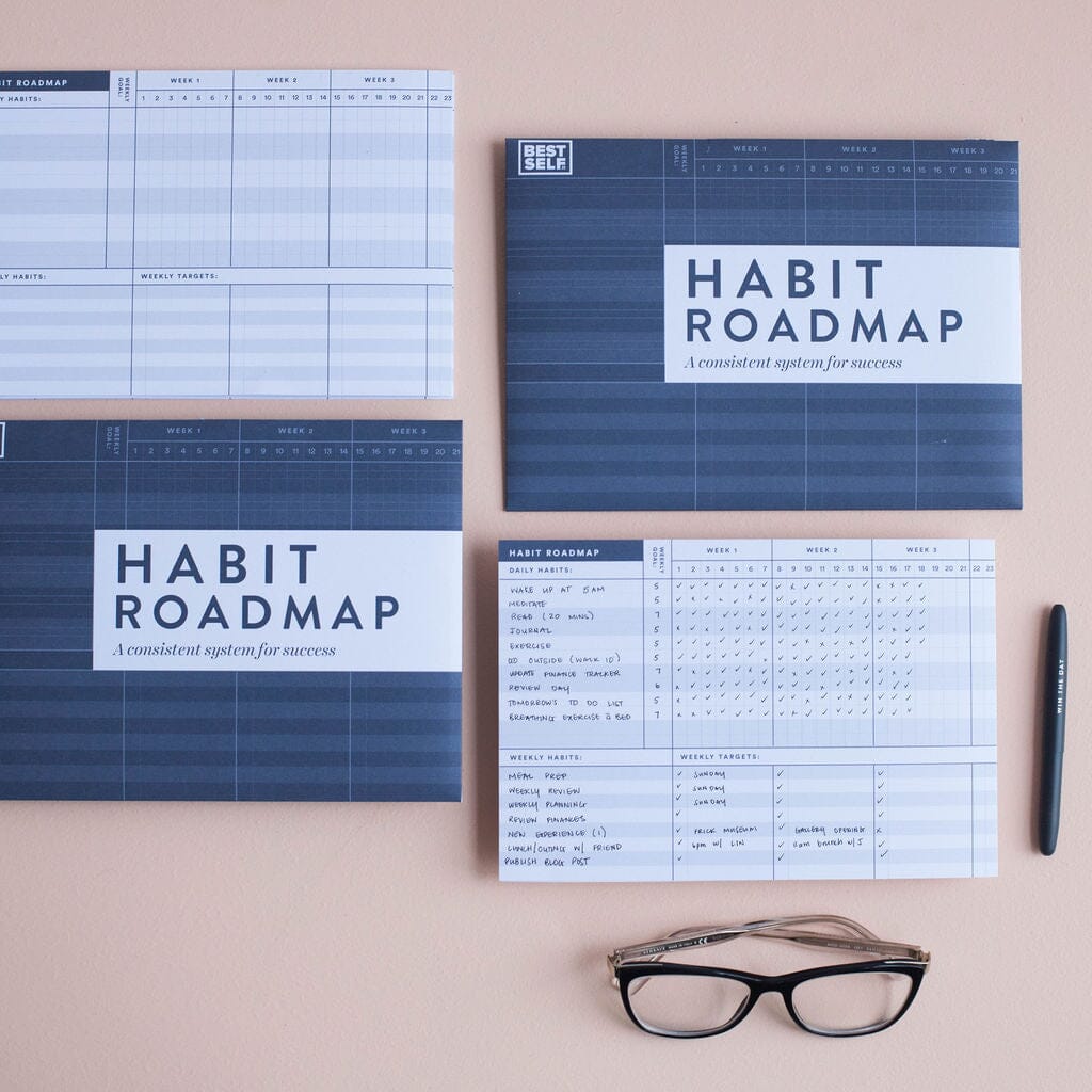 Habit Roadmap Notebooks & Notepads Personal Growth