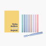Ideas Pocket Notebook + Pastel Highlighters BestSelf Co.
