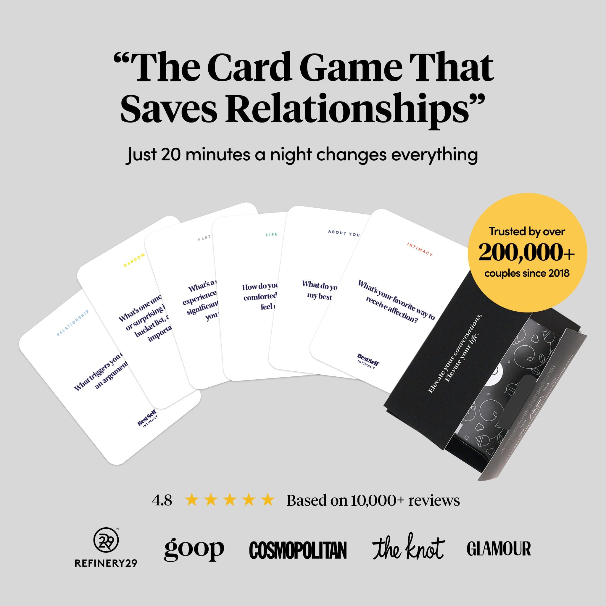 Intimacy Deck Card Deck Romantic Connection