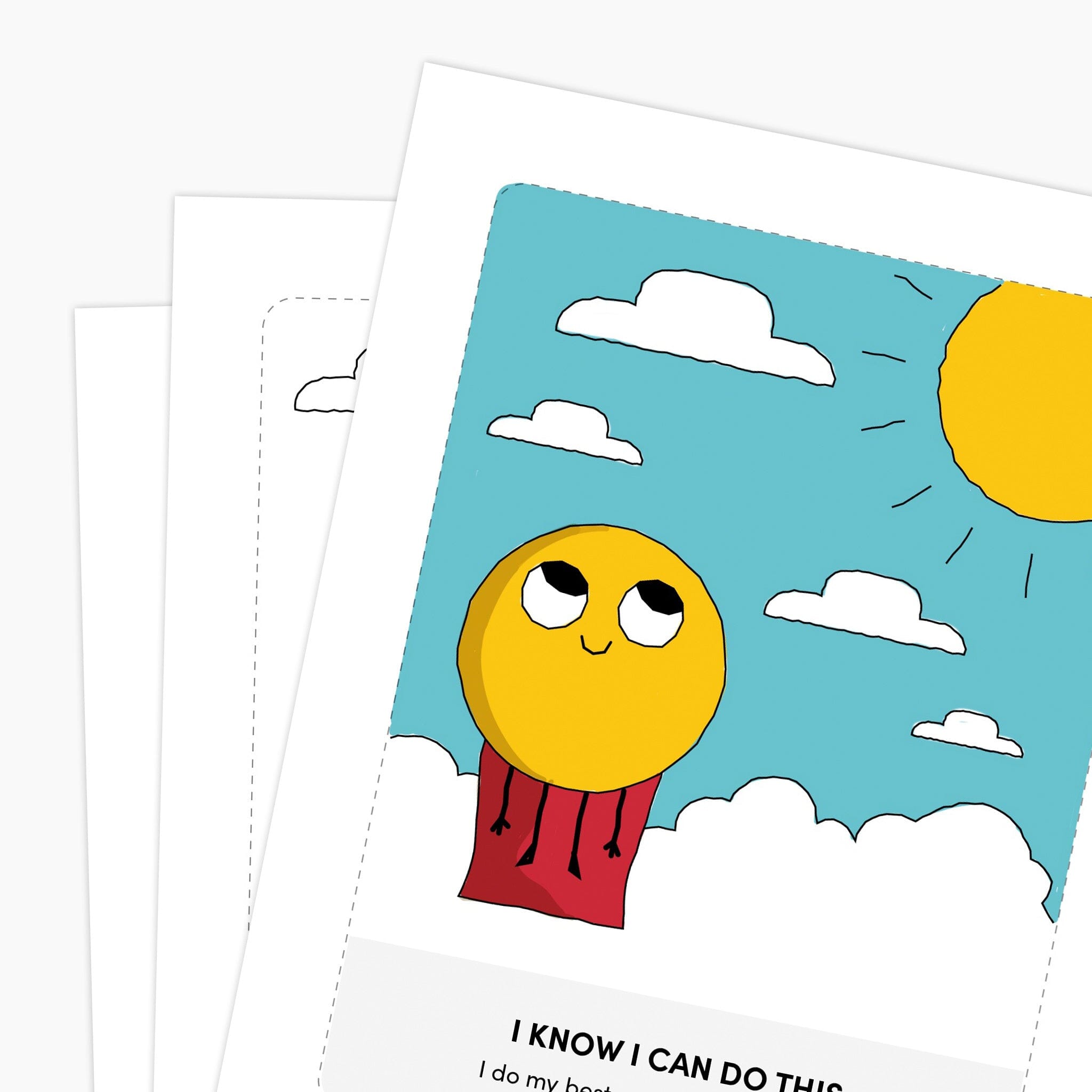Kids Color In Affirmation Cards (Digital Download) Digital Download Kids + Family