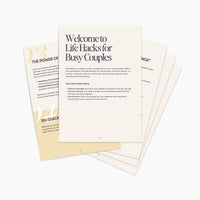 Life Hacks for Busy Couples (Digital Download) Digital Download Personal Growth