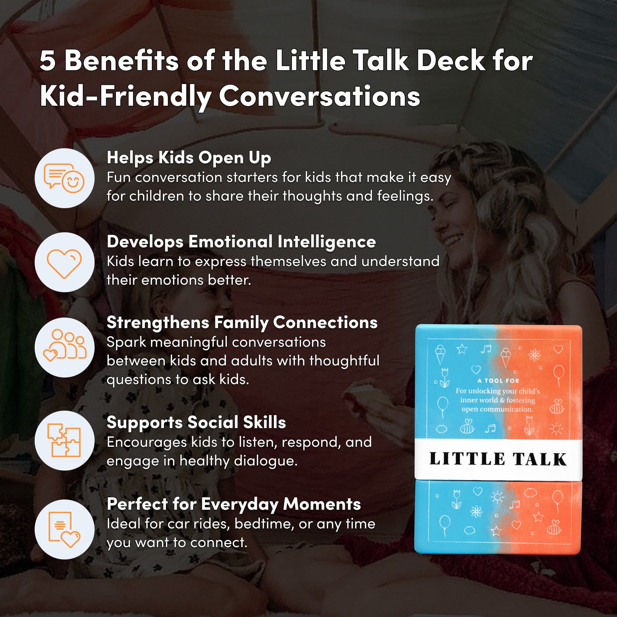 Little Talk Deck Card Deck Kids + Family