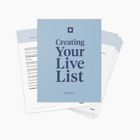 Live List Workbook (Digital Download)