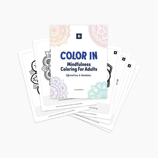 Mandalas & Affirmations. Mindfulness Coloring For Adults & Teens (Digital Download) Digital Download Personal Growth - BestSelf Co.