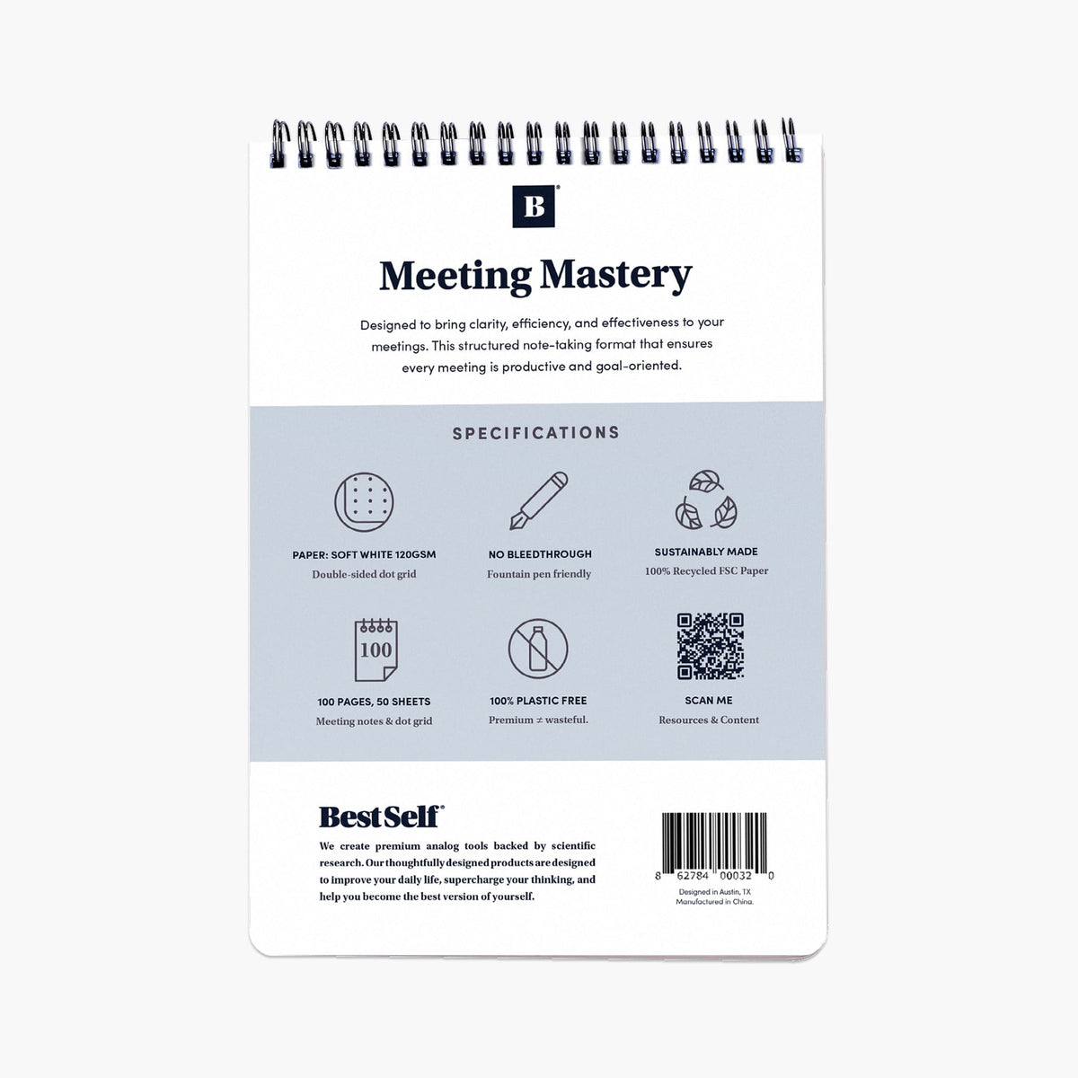 Meeting Mastery Notebooks & Notepads Professional Growth