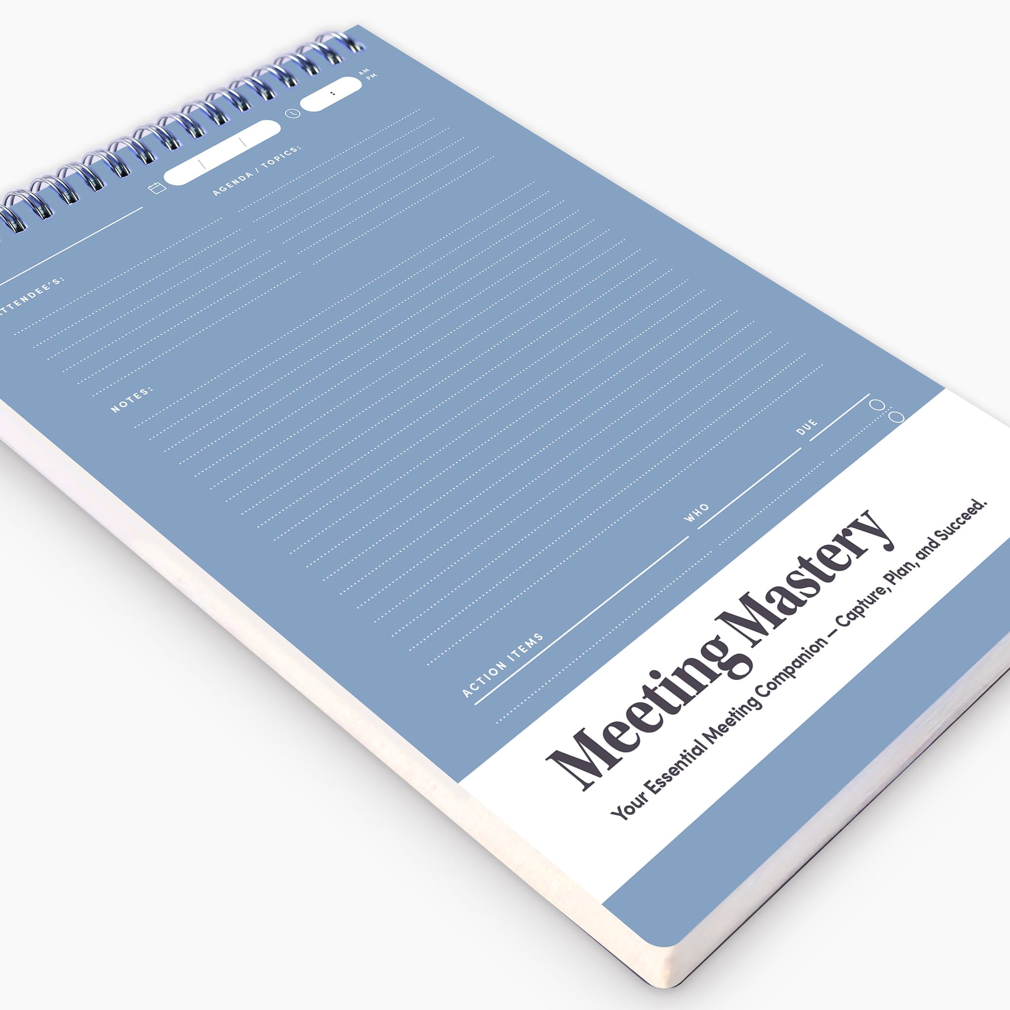 Meeting Mastery Notebooks & Notepads Professional Growth