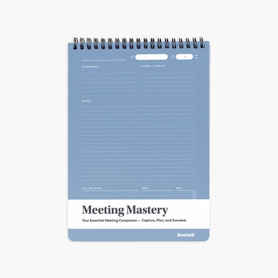 Meeting Mastery Notebooks & Notepads Professional Growth - BestSelf Co.