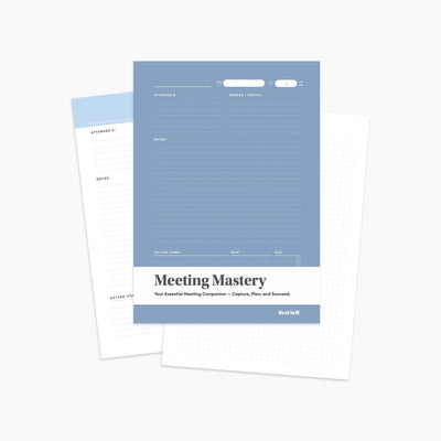 Meeting Mastery Pad (Digital Download) Digital Download Personal Growth - BestSelf Co.