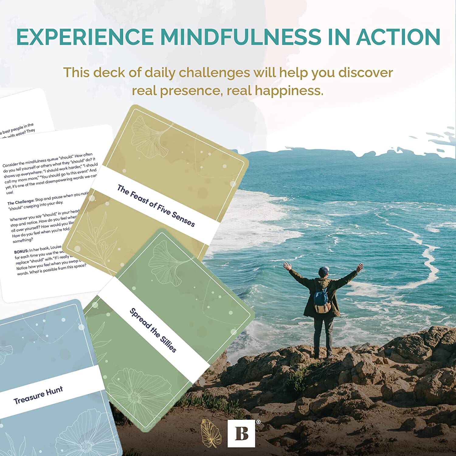 Mindful Moments Deck - The Ohm Store Card Deck Personal Growth