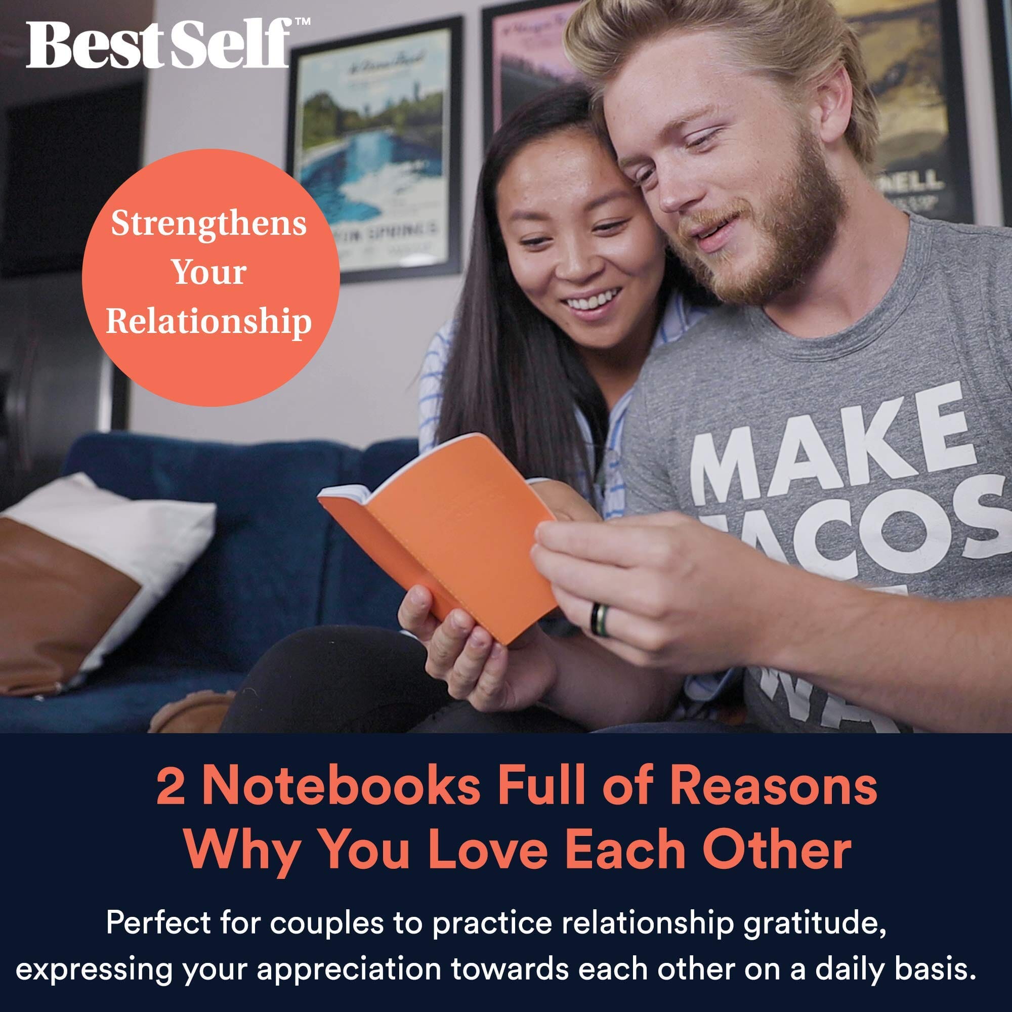 Partner Appreciation Notes Journal Romantic Connection