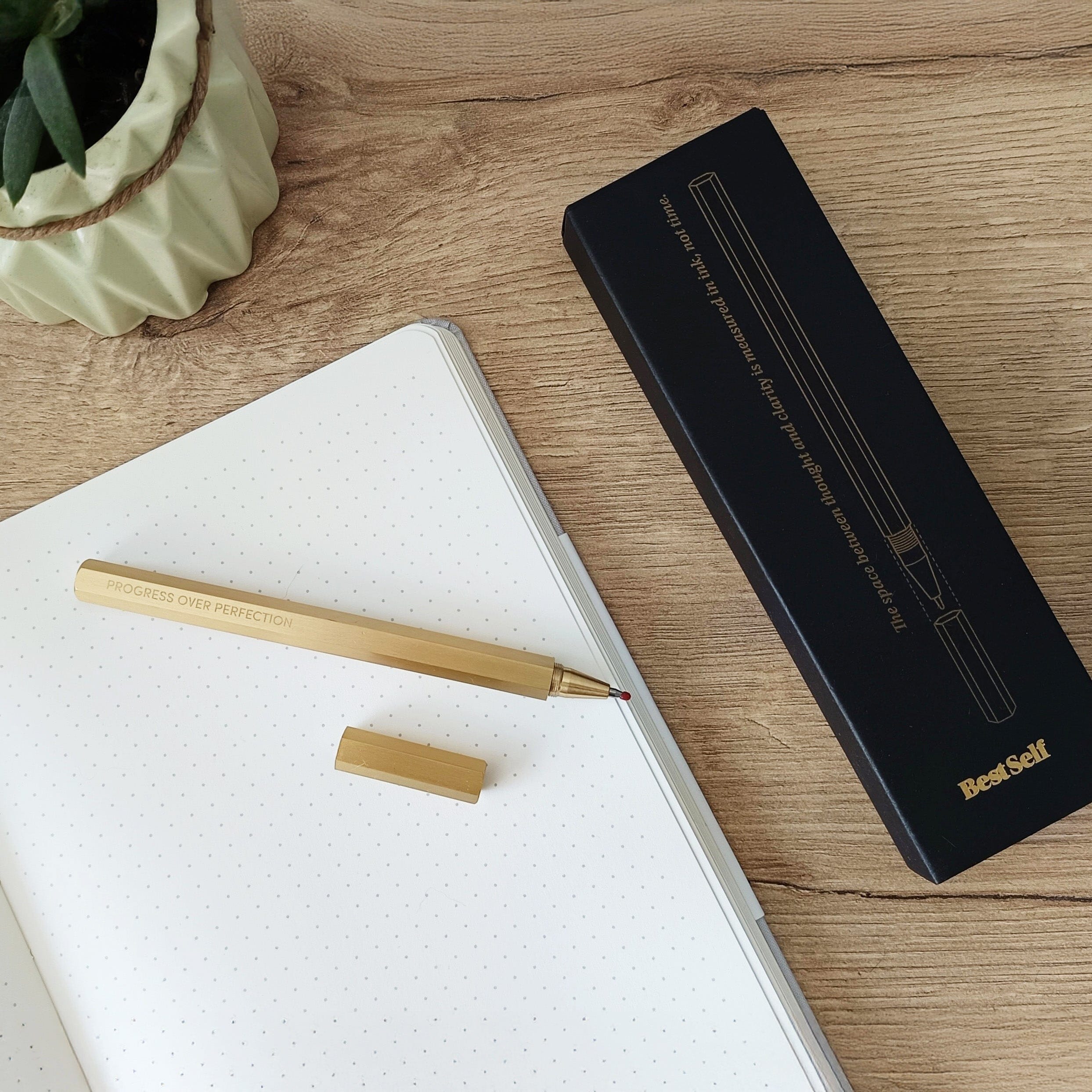 Premium Brass Pen Office Accessories BestSelf Co.