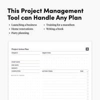 Project Action Pad Notebooks & Notepads Personal Growth