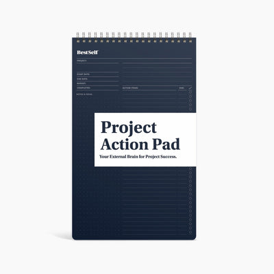 Project Action Pad Notebooks & Notepads Personal Growth - BestSelf Co.