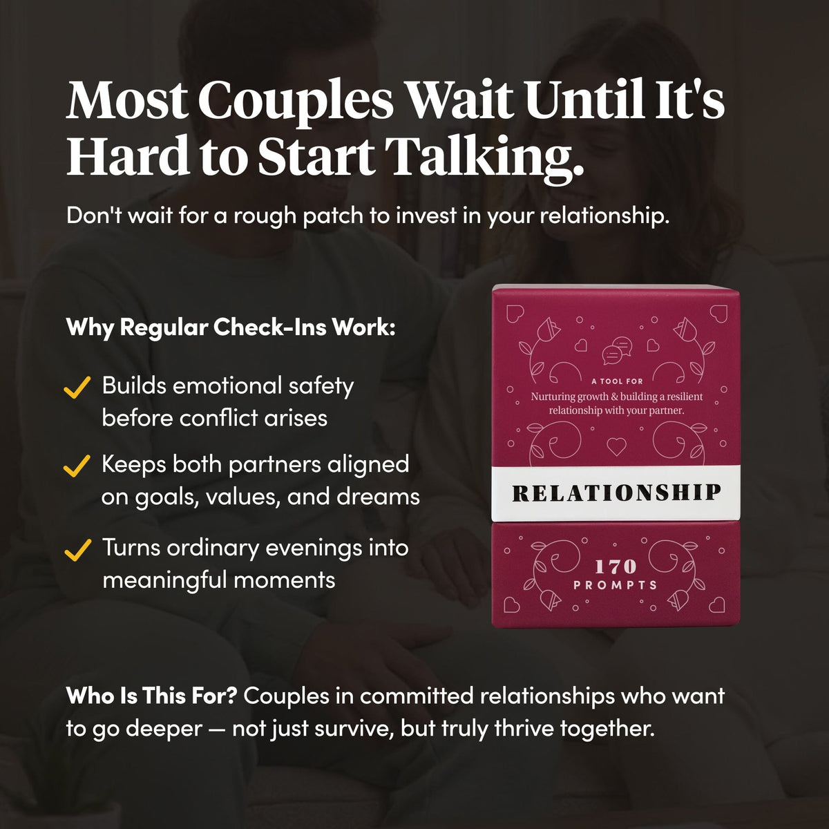 Relationship Deck Card Deck Romantic Connection