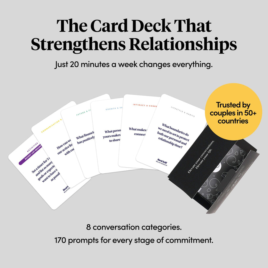 Relationship Deck: Couples Card Game for Connection | BestSelf
