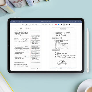 Self Journal (v5) GoodNotes & Notability App Template (Digital Download) Digital Download Personal Growth - BestSelf Co.