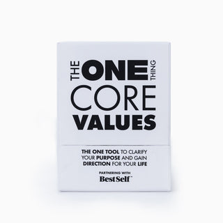 The One Thing - Core Values Deck Card Deck Personal Growth - BestSelf Co.