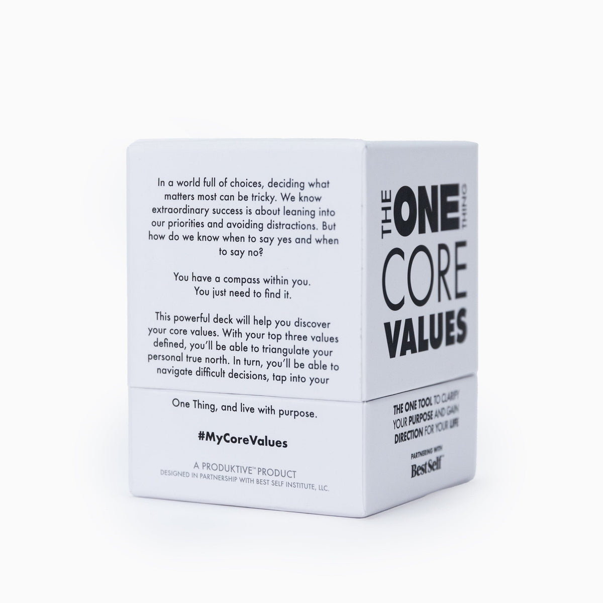 The One Thing - Core Values Deck Card Deck Personal Growth