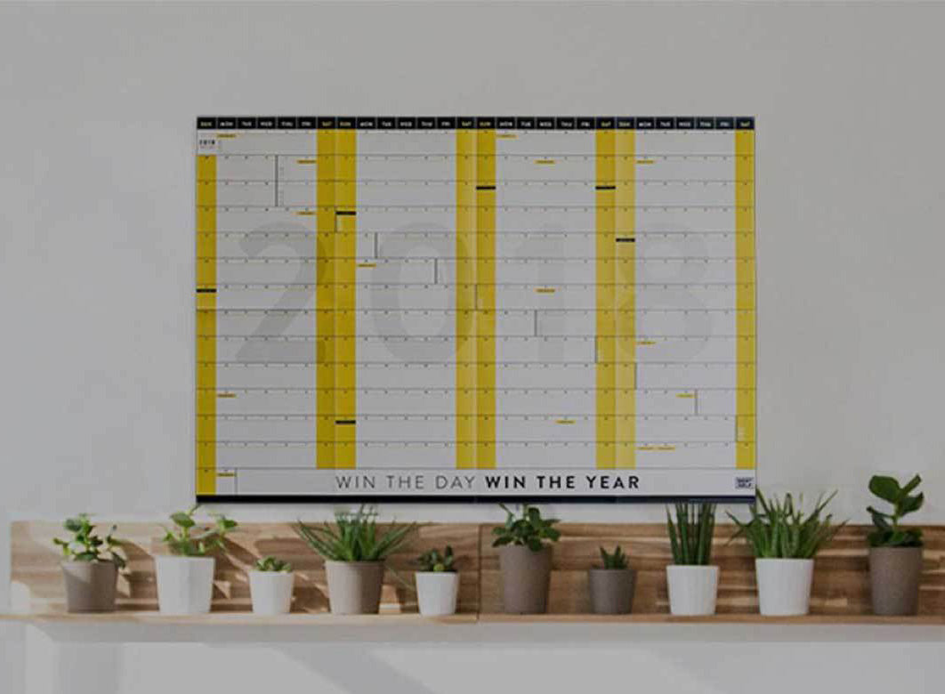 Wall calendar product mobile with BestSelf product