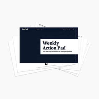 Weekly Action Pad (Digital Download) Digital Download Personal Growth - BestSelf Co.