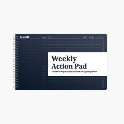 Weekly Action Pad Notebooks & Notepads Personal Growth - BestSelf Co.