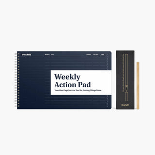 Weekly Action Pad Writing Set Bundle BestSelf Co. - BestSelf Co.