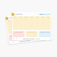 Weekly Planning Worksheet for Kids and Families (Digital Download) Digital Download Kids + Family