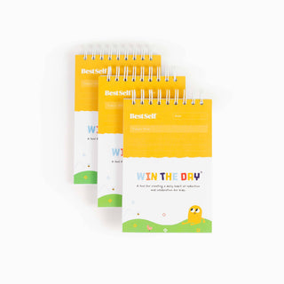 Win The Day Pads for Kids (3-Pack) Notebooks & Notepads Kids + Family - BestSelf Co.